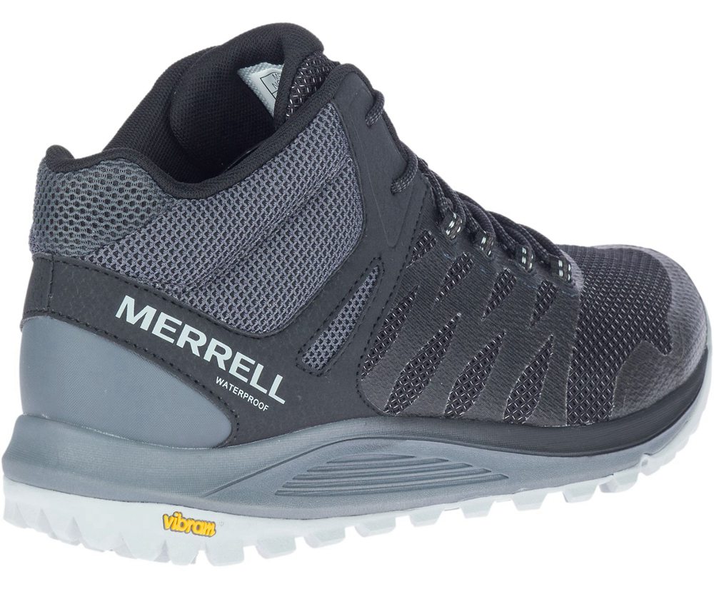 Tenis Homem - Merrell Nova 2 Mid Waterproof Wide Width - Pretas - BKN628594